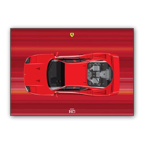 Ferrari F40 wall art poster