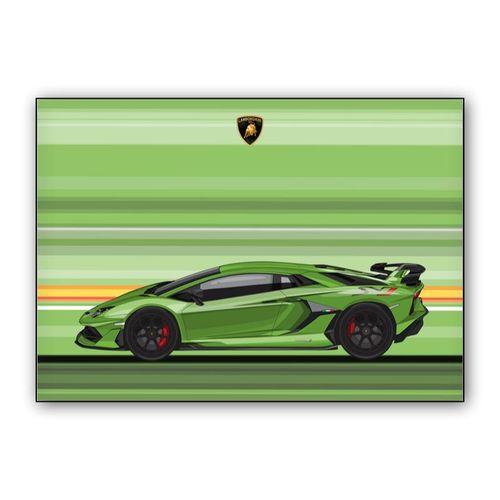 Lamborghini Aventador SVJ wall art poster