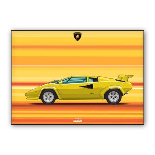 Lamborghini Countach wall art poster