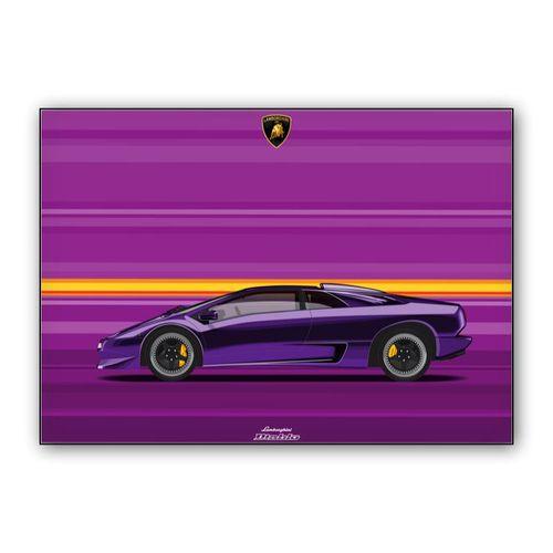 Lamborghini Diablo wall art poster
