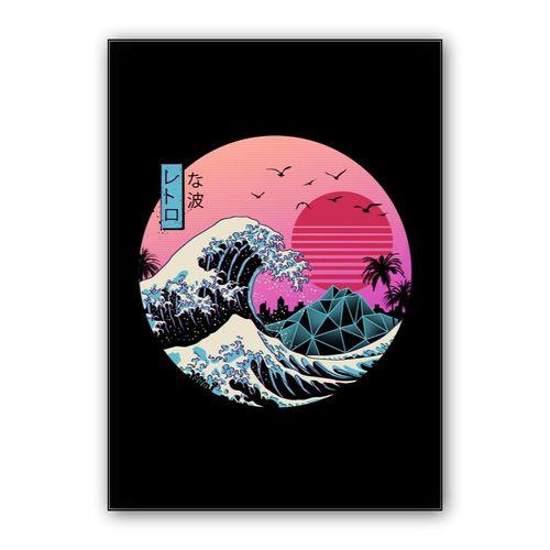 The Great Retro Wave wall art poster