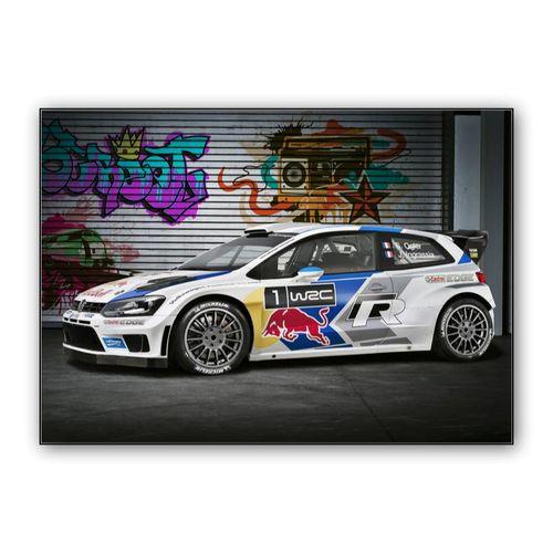 Volkswagen Polo GTI Rally car wall art poster