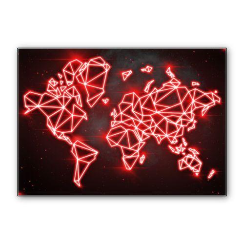 WORLD MAP wall art poster