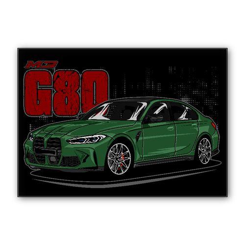 BMW G80 wall art poster
