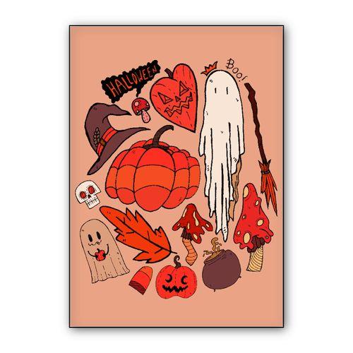 Halloween vibes 1  wall art poster