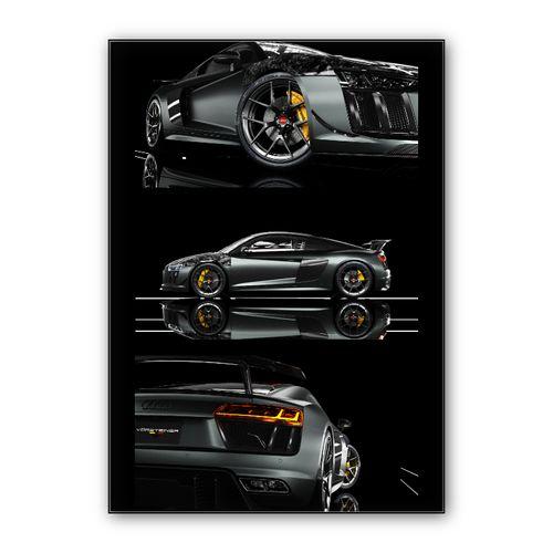 Audi R8 Vorsteiner  ( Potrait 1 ) wall art poster