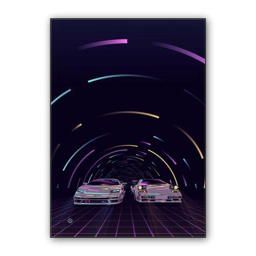 The poster cars wall art poster