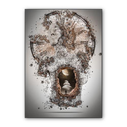 Woman time  wall art poster