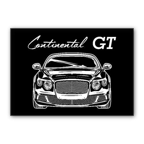 Bentley Continental GT wall art poster