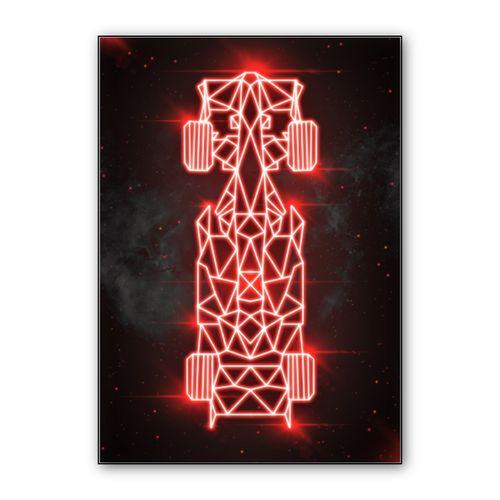 F1 CAR wall art poster