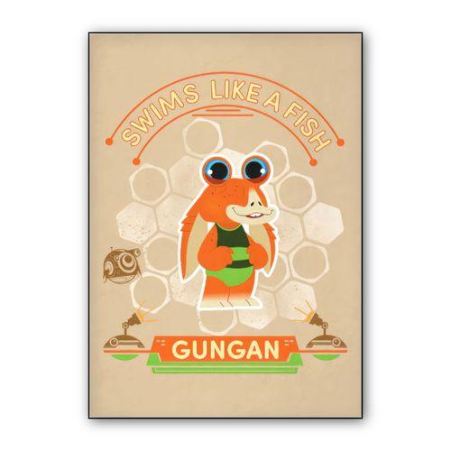 Gungan wall art poster
