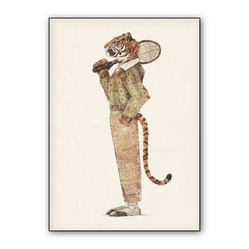 Tiger Tennis Club wall art poster