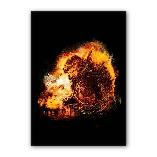 Godzillava wall art poster