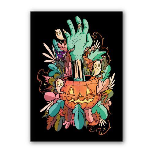 Rise from the pumpkin wall art poster