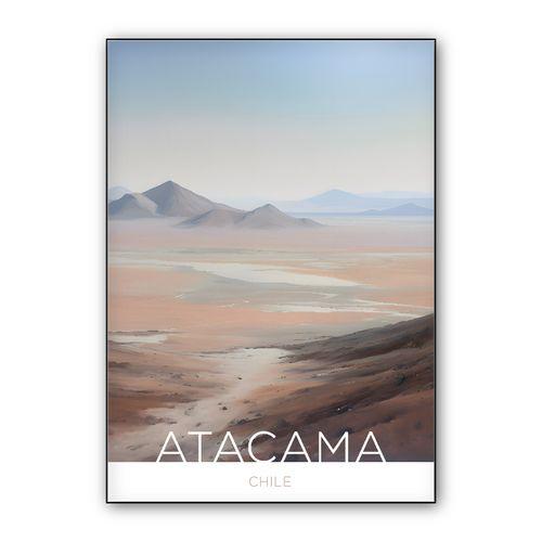 The Atacama Desert - Chile - Oil Painting Technique wall art poster