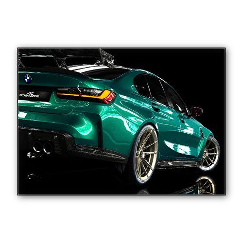 BMW M3 G80 Competition AC Custom  wall art poster