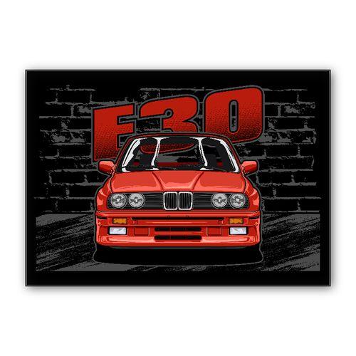 BMW E30 wall art poster