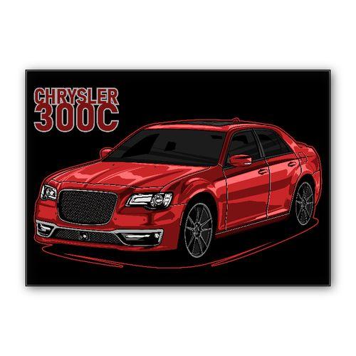 Chrysler 300C wall art poster