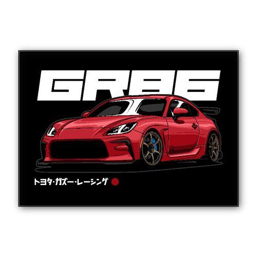 Toyota GR86 wall art poster