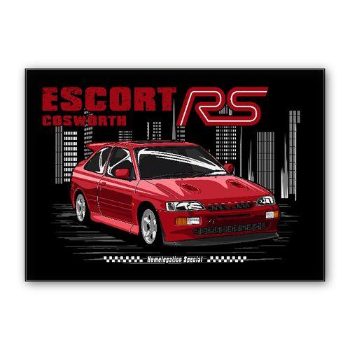 Ford Escort RS wall art poster