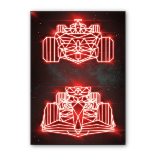 F1 CAR wall art poster