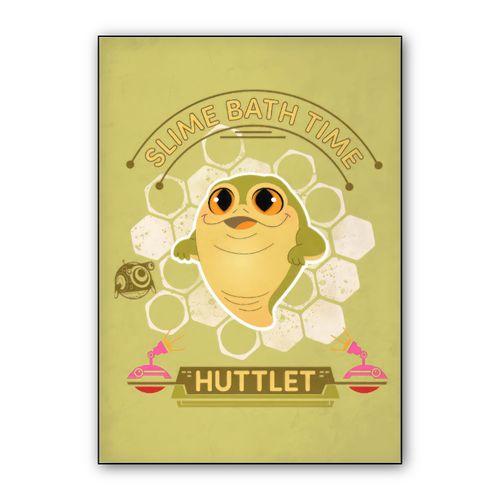 Huttlet wall art poster