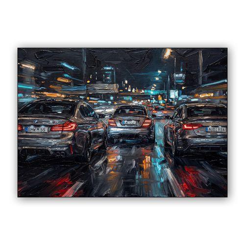 Midnight Trinity: German Performance Pursuit wall art poster