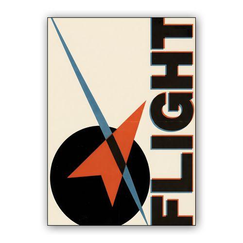 Flight of the Avant-Garde: Constructivist Aviation Poster wall art poster