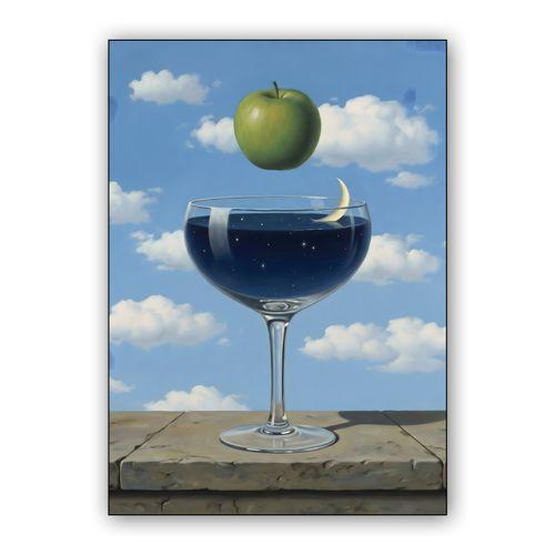 The Midnight Sip Surrealism wall art poster