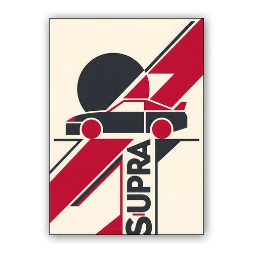 Supra A80 Geometric Minimalist Poster wall art poster