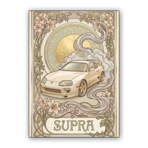 Art Nouveau Supra: Belle Époque Legend wall art poster