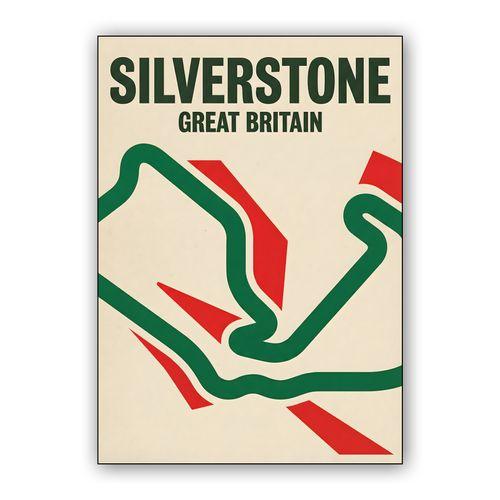 Silverstone: British Racing Heritage Poster wall art poster