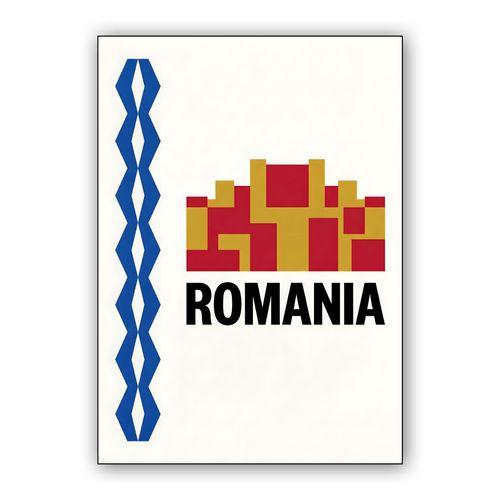 Modernist Romania: The Citadel and Endless Column wall art poster