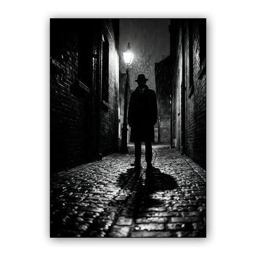 The Long Shadow: A Film Noir Mystery wall art poster