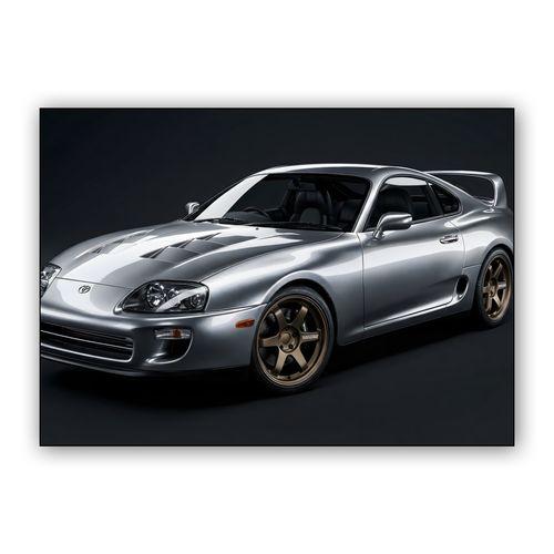 Silver Supra A80: Studio Performance wall art poster