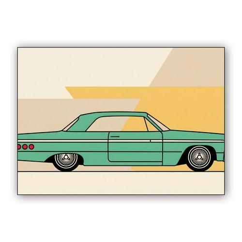 Mint 64 Impala Lowrider wall art poster