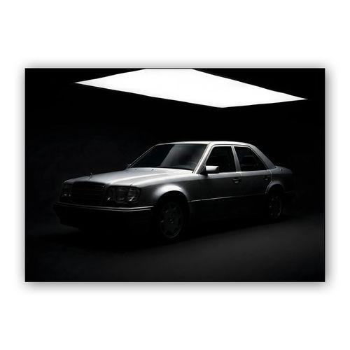 Mercedes-Benz 500E W124: Studio Shadow wall art poster