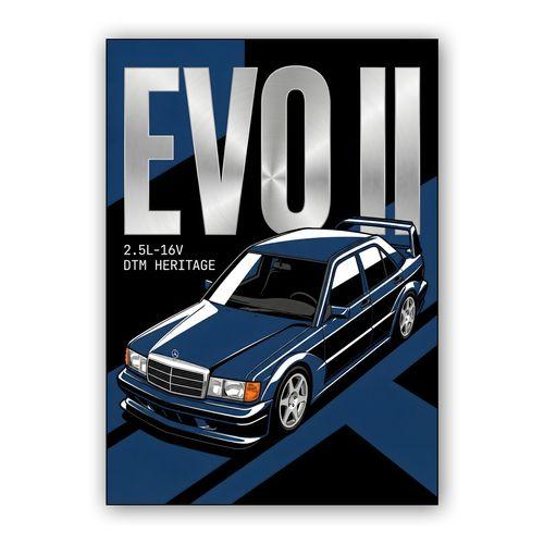 Mercedes 190E Evolution II: DTM Heritage Poster wall art poster