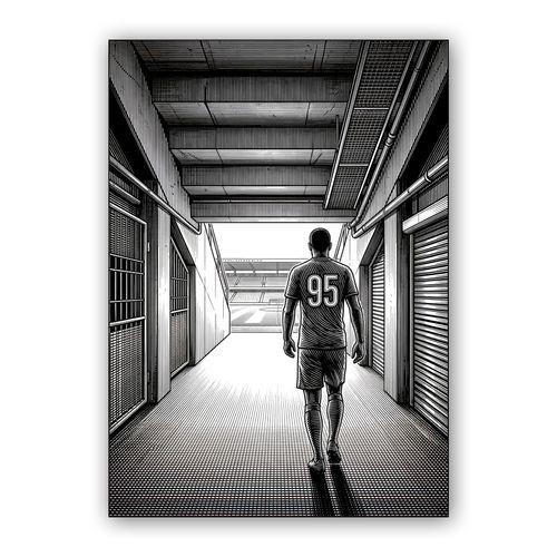 Bastoni 95: The Tunnel Walk - Engraved Edition wall art poster