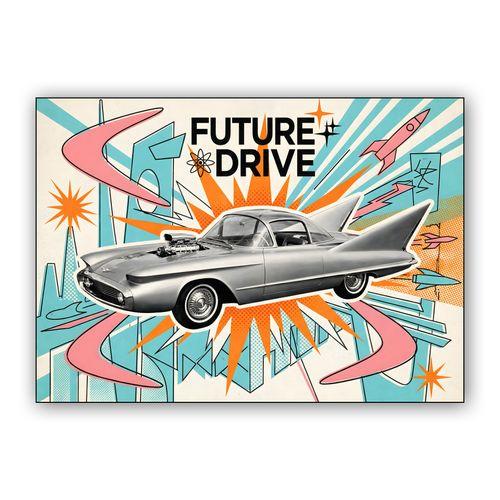 Future Drive: Space Age Dream wall art poster