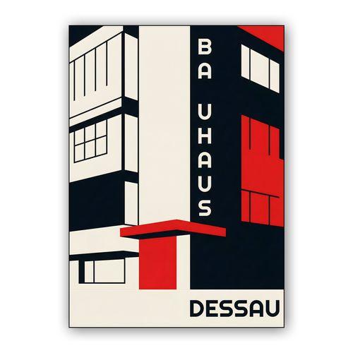 Bauhaus Dessau: Architectural Modernism wall art poster