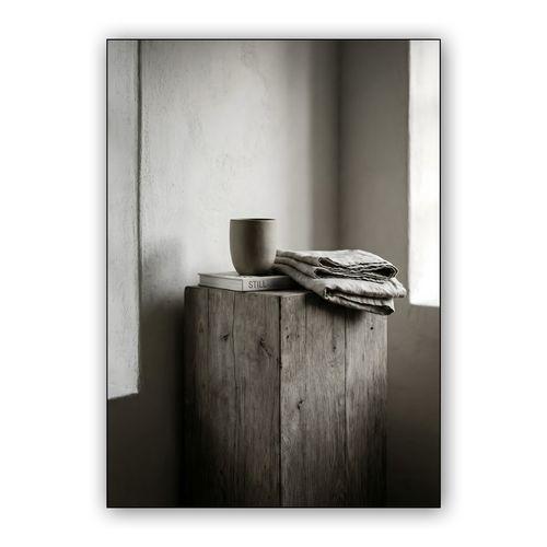 Still: A Minimalist Earth Tones Study wall art poster