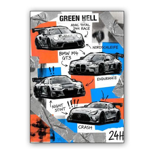 Green Hell 24H: The Endurance Zine wall art poster