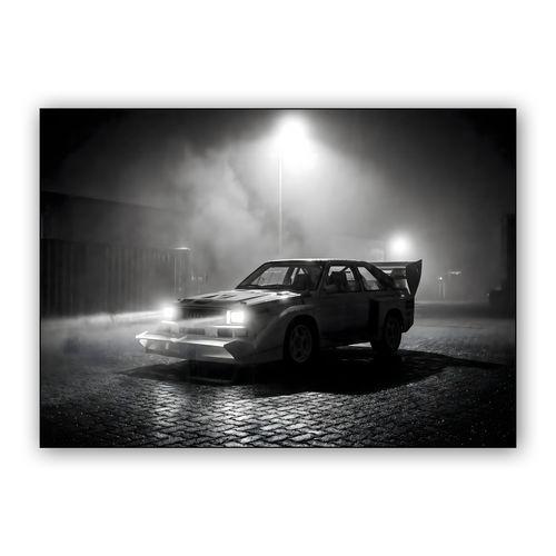 Audi Sport Quattro S1: Midnight Fog wall art poster