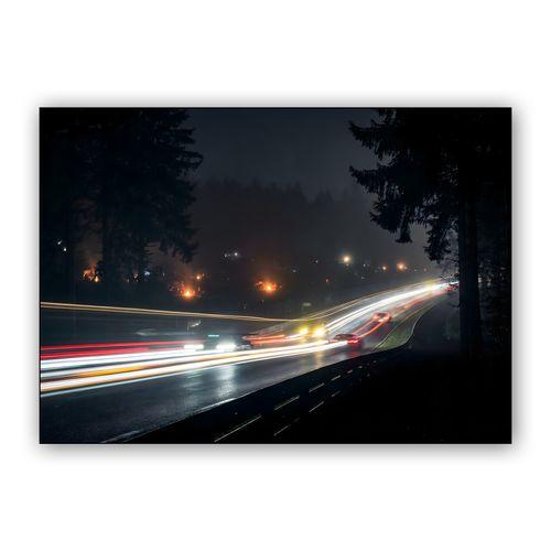 Luminous Velocity: Night Stint in the Green Hell wall art poster