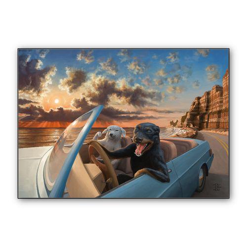 Cruisin' Doggers wall art poster