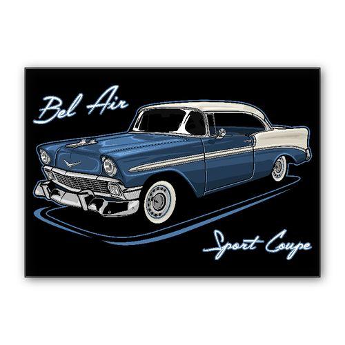 Chevrolet Bel Air Sport Coupe wall art poster