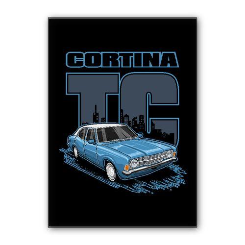 Ford Cortina TC wall art poster