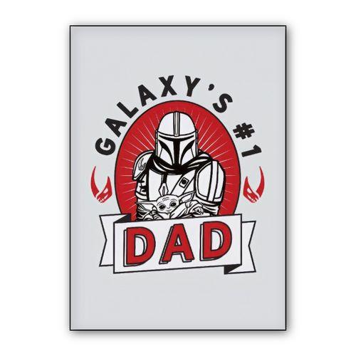 Galaxy's Dad wall art poster