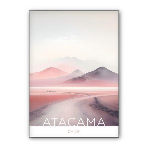 The Atacama Desert - Chile - Spray Painting Technique wall art poster